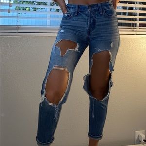 Ripped Denim Jeans